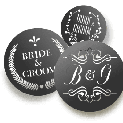 Custom Monogram Metal Gobo