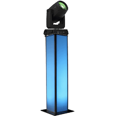 Lighting Truss Post with Outdoor Beam Bundle