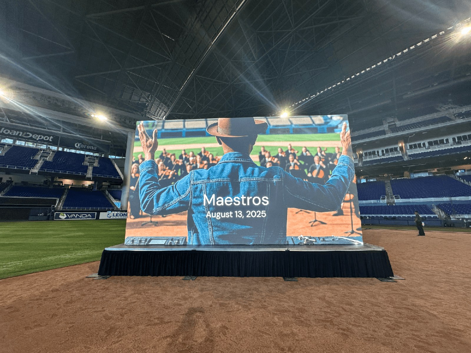 Stadium Spectacle Showcase event produced by Miami Sound Rental