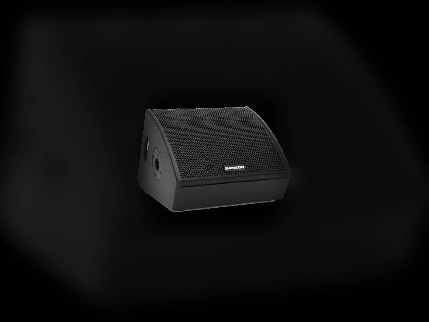 Samson ten-inch wedge stage monitor shown as an isolated product