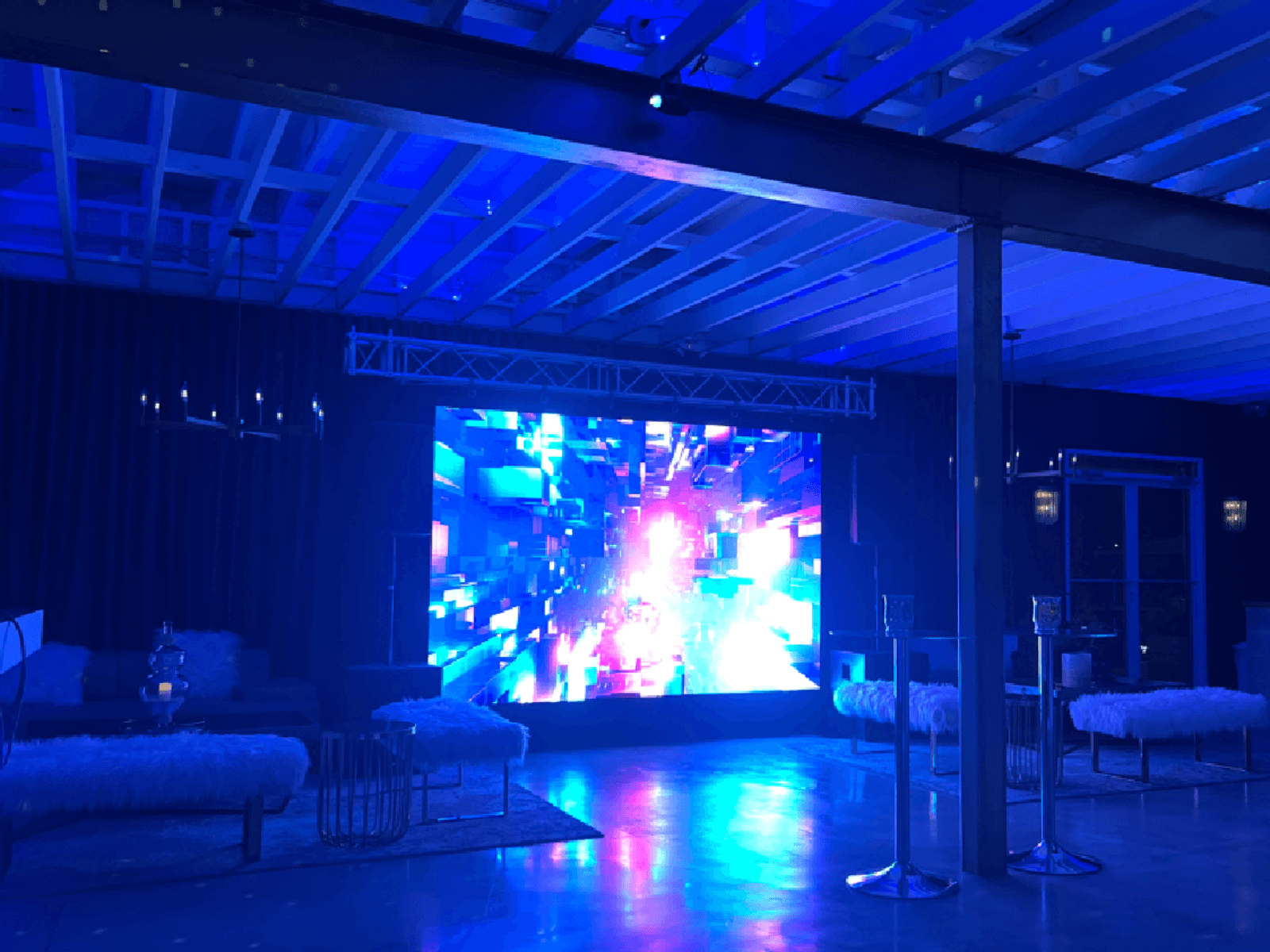 Magical Music Video Presentation event production by Miami Sound Rental