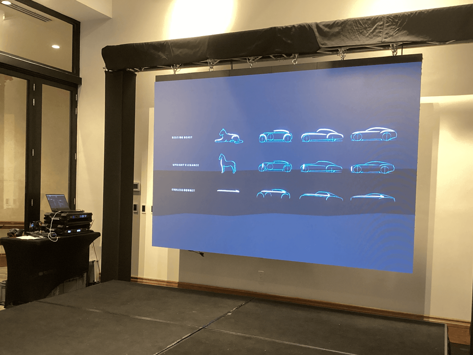 Supercharging Bentley's Model Launch event production by Miami Sound Rental