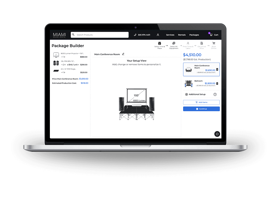 Miami Sound Rental Audio Visual Equipment in South Florida