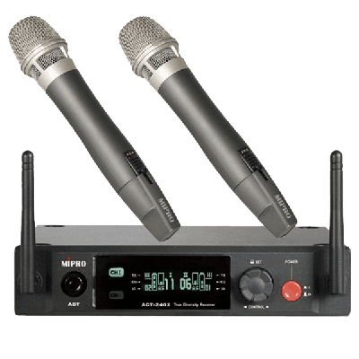 Mipro 2 Handheld Microphone Bundle