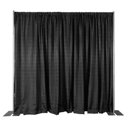 Pipe and Drape 10 x 8 Black