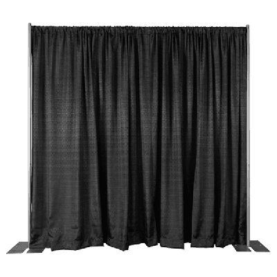 Pipe and Drape 10 x 8 Black