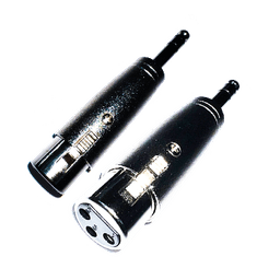 XLR FEMALE to 1/4" Audio Adapter 