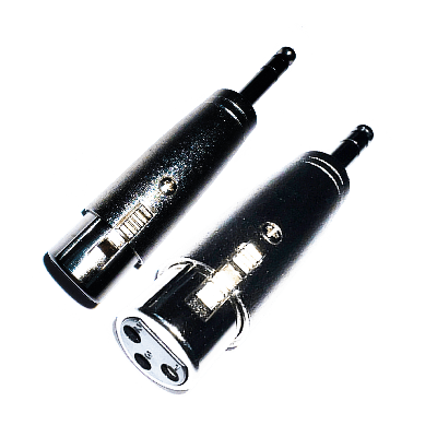XLR FEMALE to 1/4" Audio Adapter 