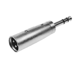 XLR MALE to 1/4" Audio Adapter