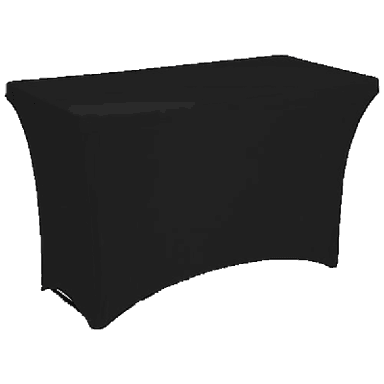 4ft-black-table-cloth-cover- - #0