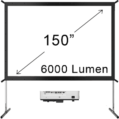 6000-lumen-projector-+-150-screen-bundle - #0