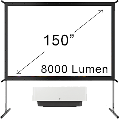 8000-lumen-projector-+-150-screen-bundle - #0