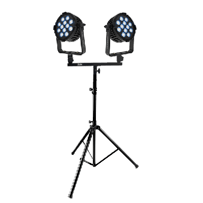 Dual Outdoor Par Light on Tripod Bundle