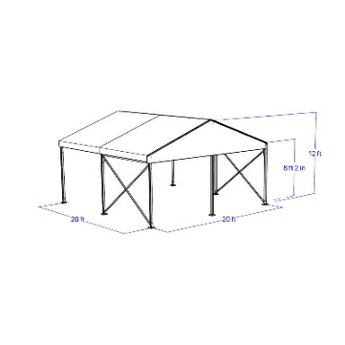 20-x20--tent-with-concrete-ballasts - #0