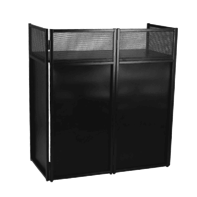 Black Portable DJ Booth