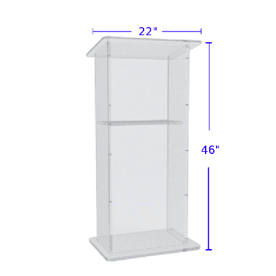 Clear Acrylic Podium