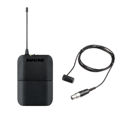Shure BLX1 Bodypack + WL183 Lapel Microphone H11