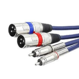 Stereo RCA to XLR Cable