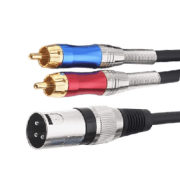 RCA to Mono XLR Male Adapter