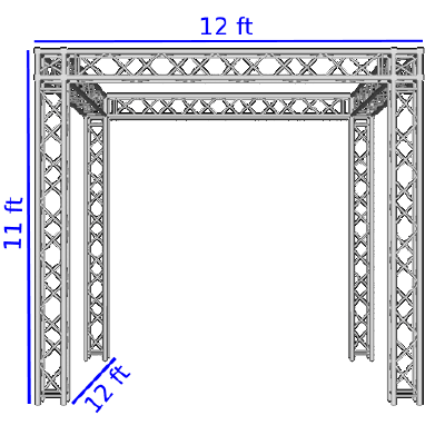 Cube Stage Truss Bundle