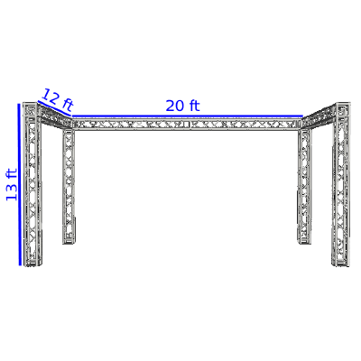 20' U-Shaped Truss Bundle