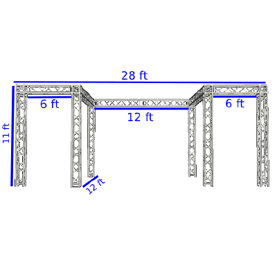 U-shaped Truss with Side Extensions Bundle