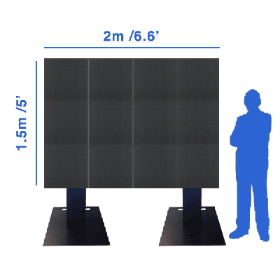 Small Raised Video Wall Bundle