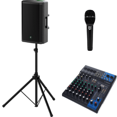 Wired Microphone & Speaker Bundle
