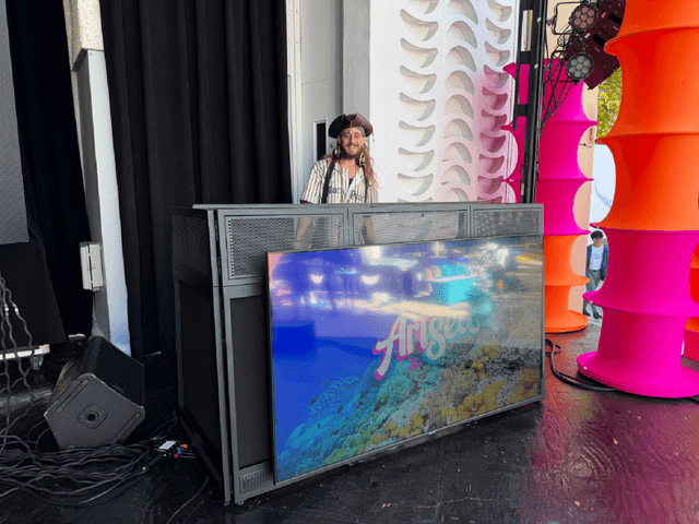large-dj-booth-with-75-screen - #1