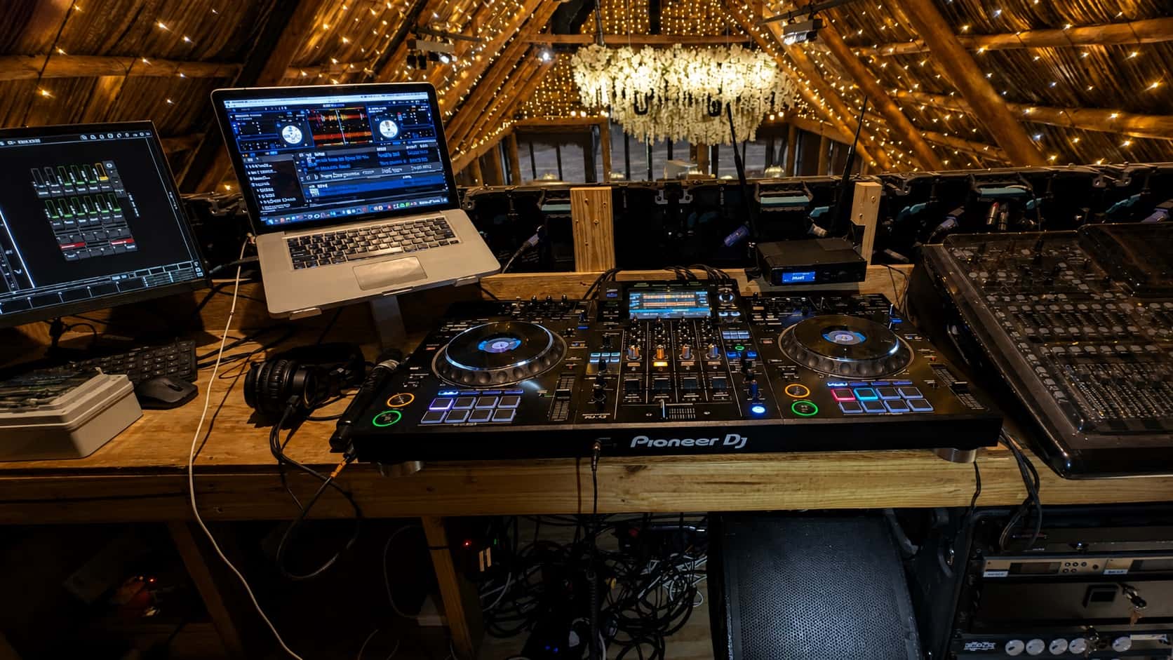 Pioneer XDJ-XZ DJ controller at a finished event venue