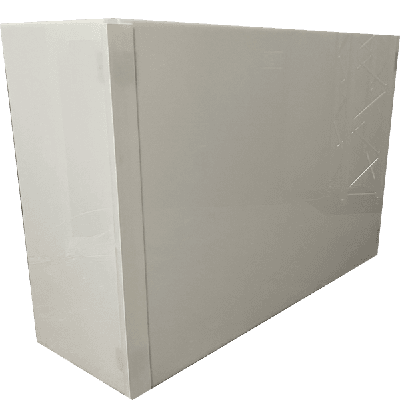 White Acrylic Facade