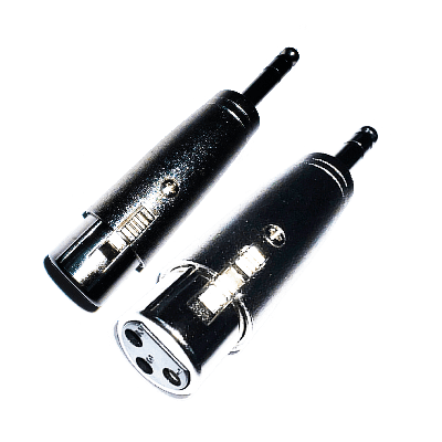 XLR FEMALE to 1/4" Audio Adapter
