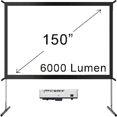 6000-lumen-projector-+-150-screen-bundle - #0