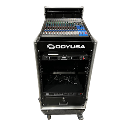 Odyssey 16U Rolling Mixer Case 