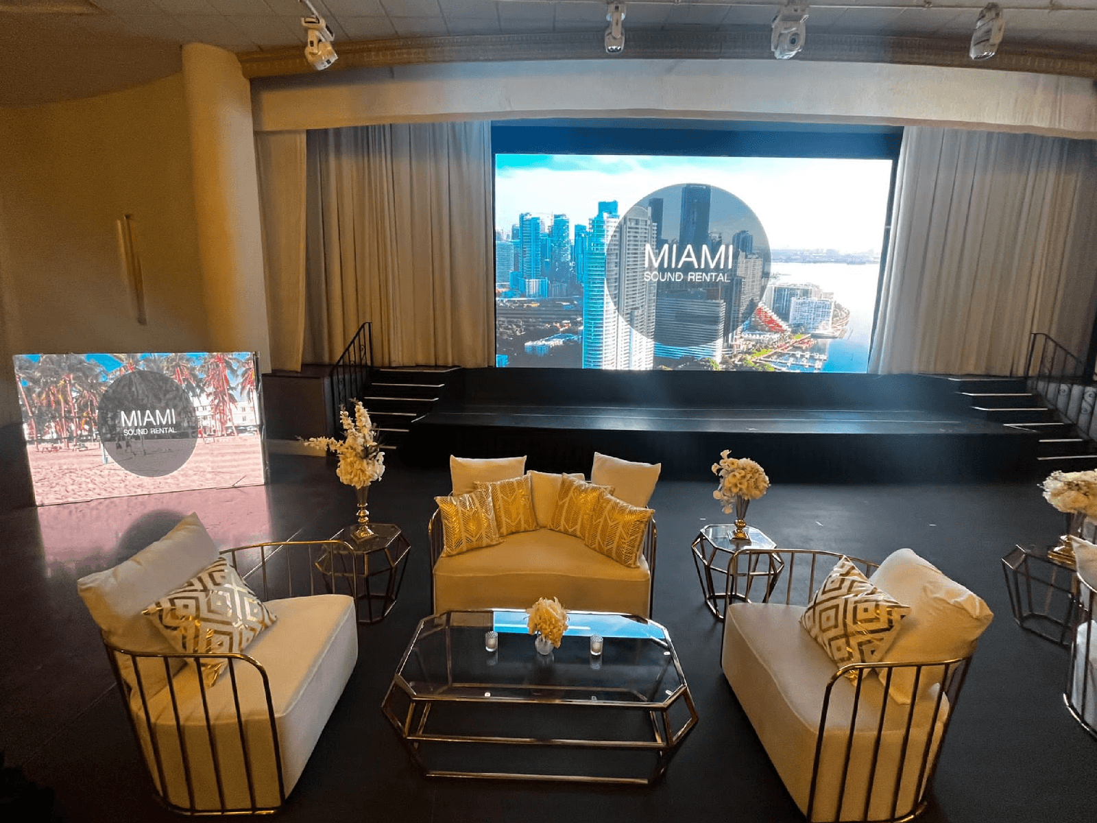 Magen Boys Showcase event production by Miami Sound Rental