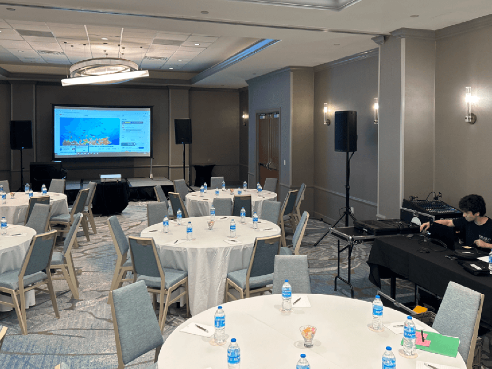 Conference at the Sheraton Suites event production by Miami Sound Rental