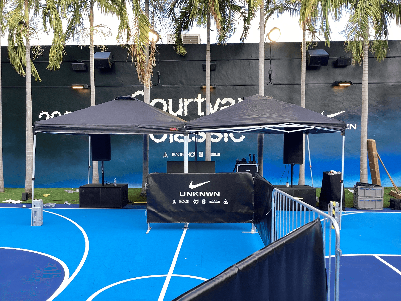 Brilliant Outdoor Event With Nike event production by Miami Sound Rental