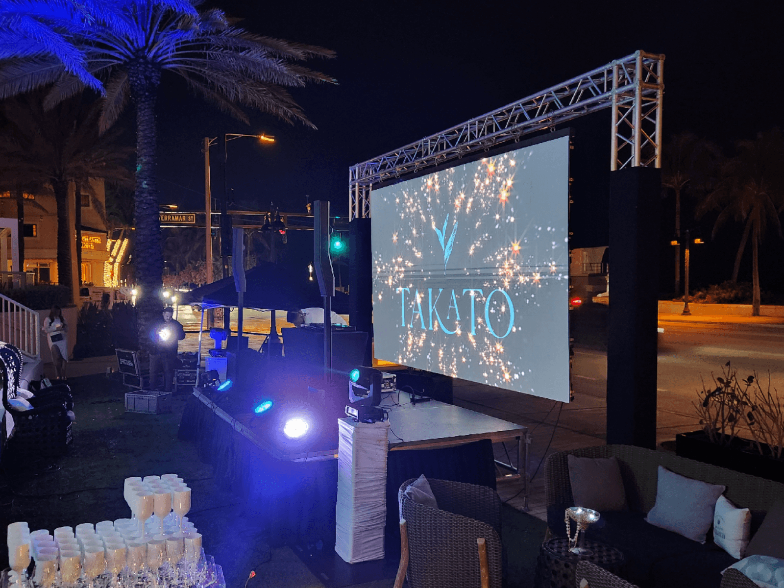 Dazzling Magic at Takato event production by Miami Sound Rental