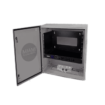 IP66 Outdoor 6U Rack Case used for Energizing Fitness Extravaganza