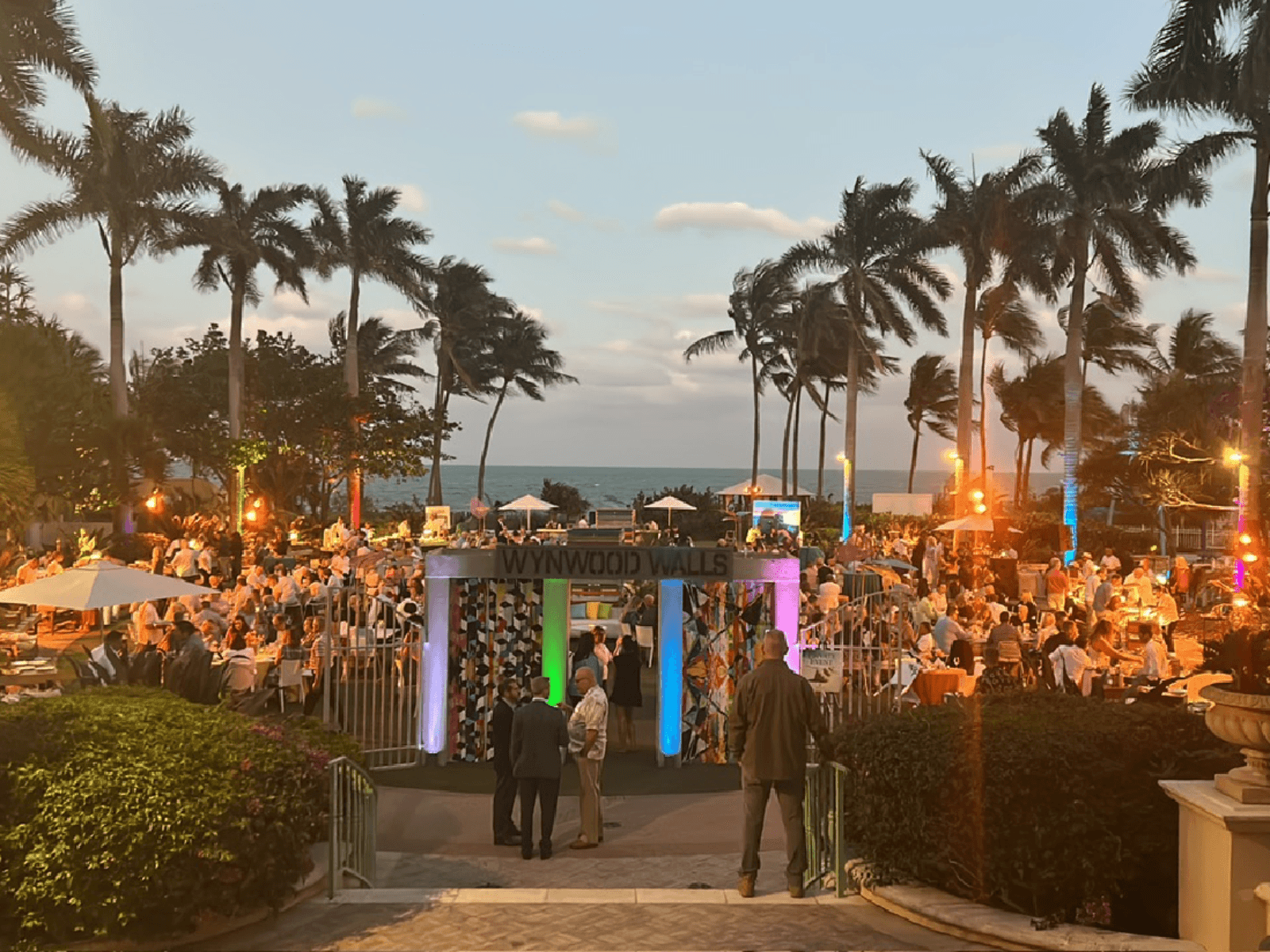 Lighting Show that Sparkle! event production by Miami Sound Rental
