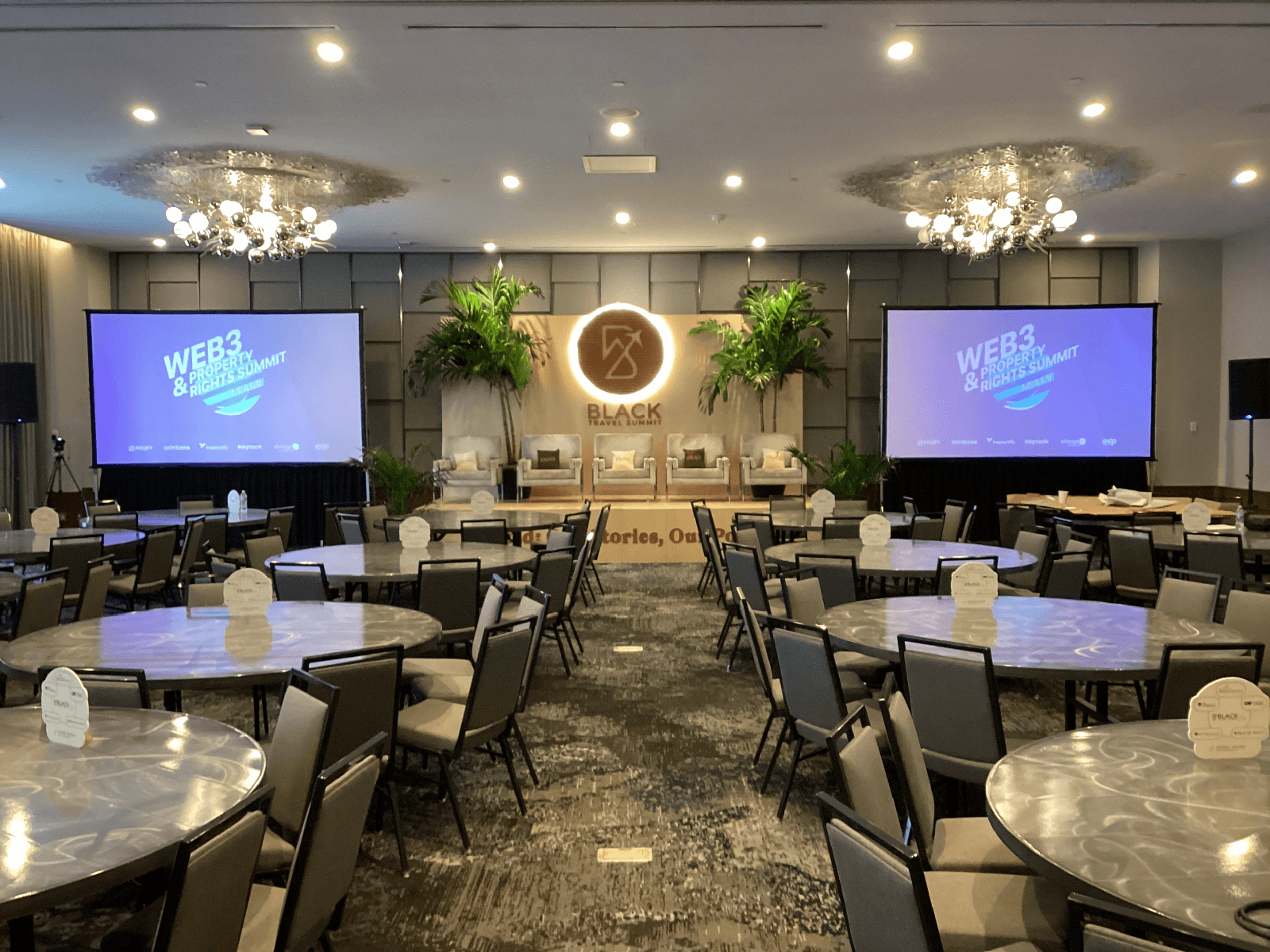 Empowering Black Travel Summit event production by Miami Sound Rental