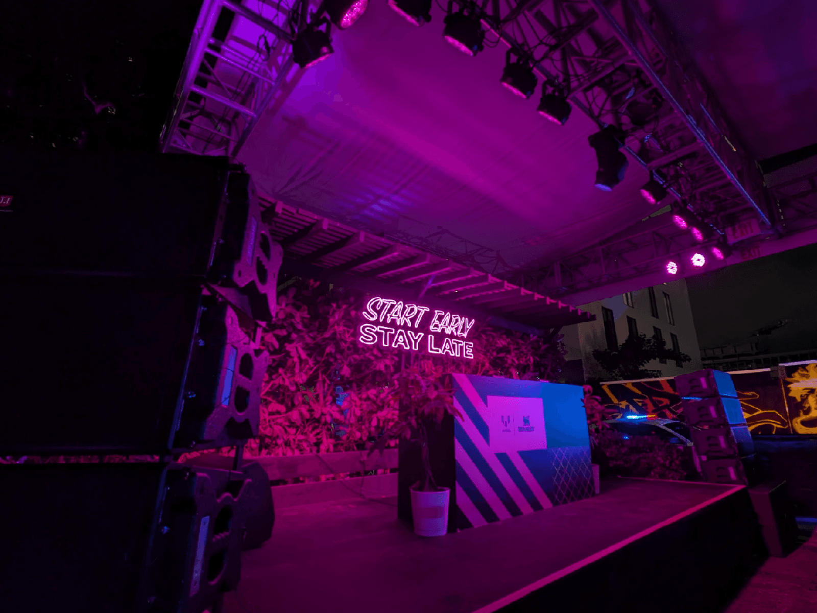 Unforgettable Art Basel Popup event production by Miami Sound Rental