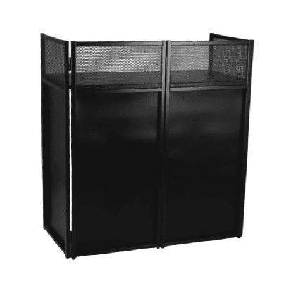 Black Portable DJ Booth