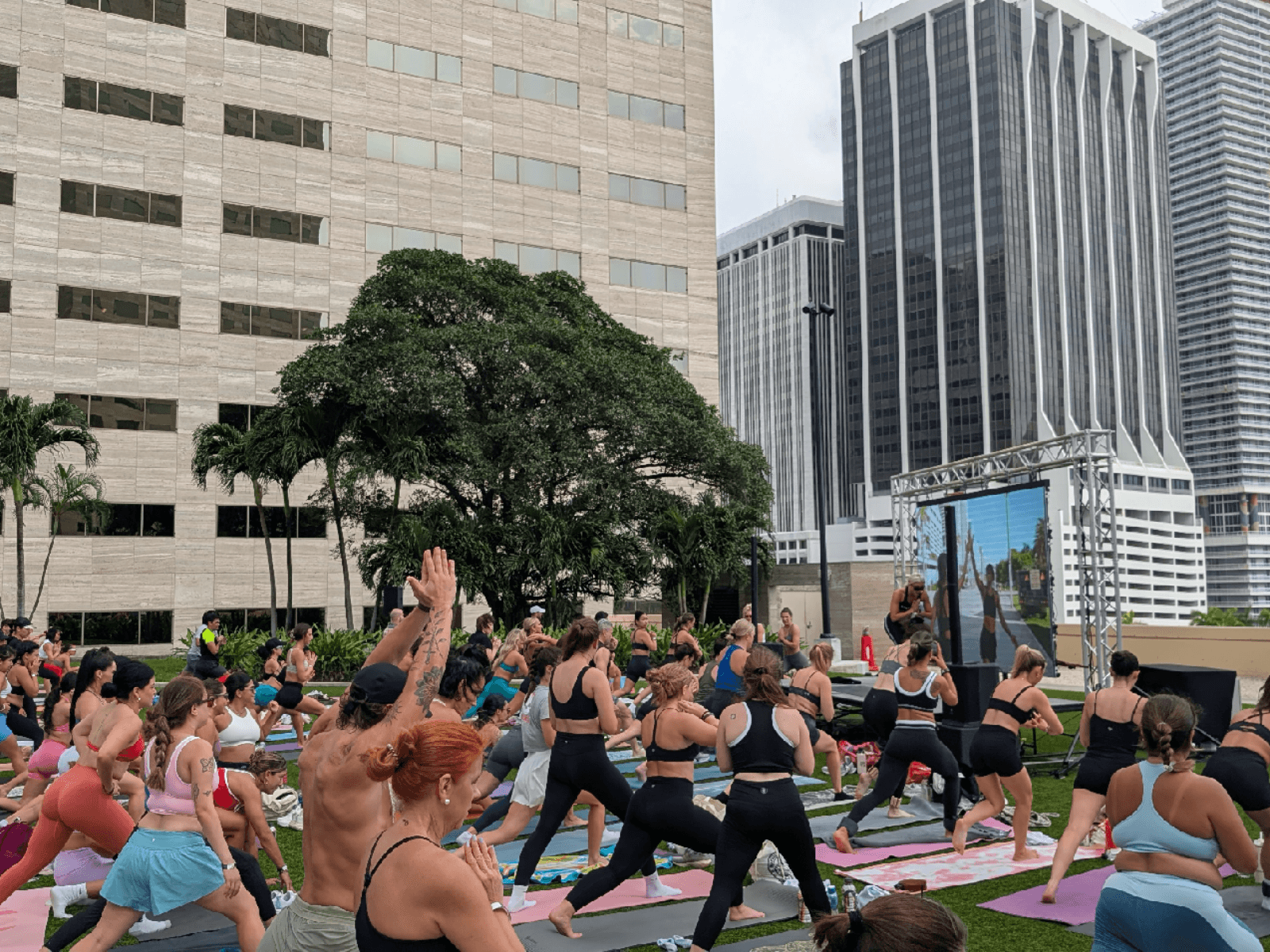 Energizing Fitness Extravaganza event production by Miami Sound Rental