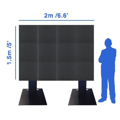 Small Raised Video Wall Bundle